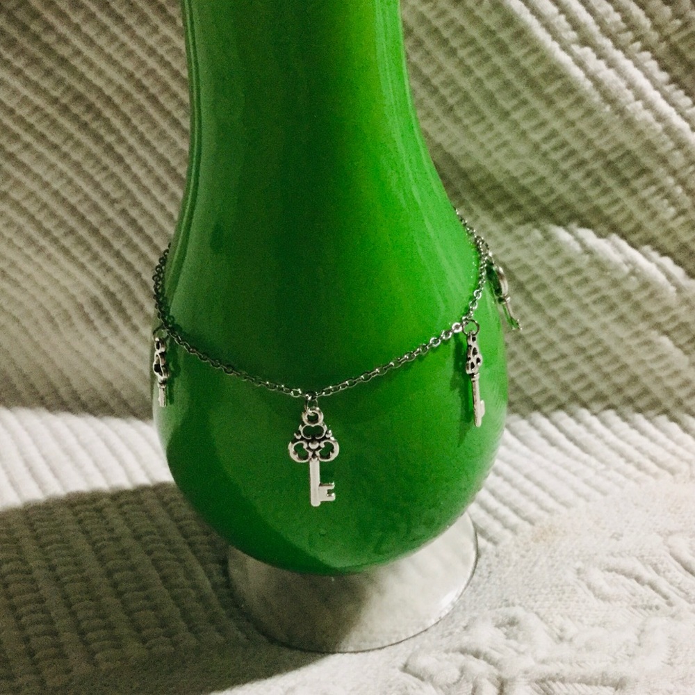 Handmade Keys Charm Bracelet